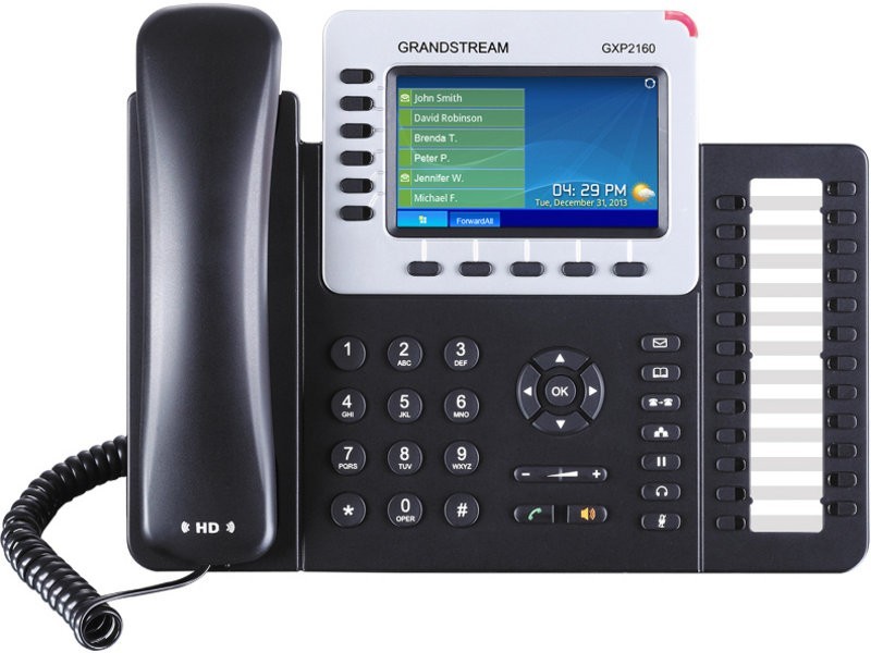 GRANDSTREAM GXP2160: 6 Line HD IP Phone w/ Clr Display-VoIP-1 MONTH FREE SERVICE