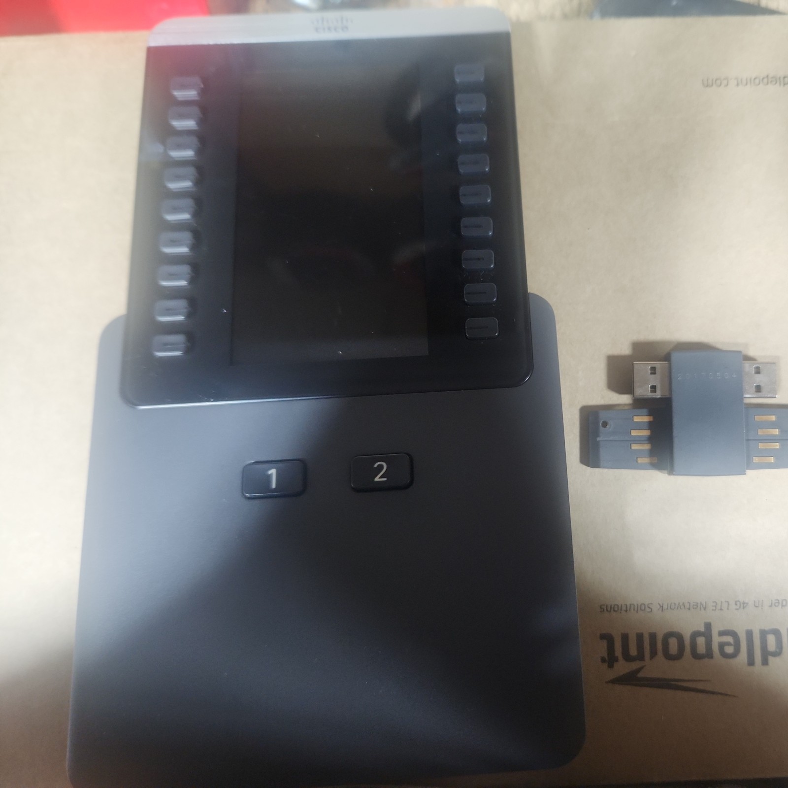 2x Cisco CP-BEKEM (IP Phone 8800 Key Expansion Module)