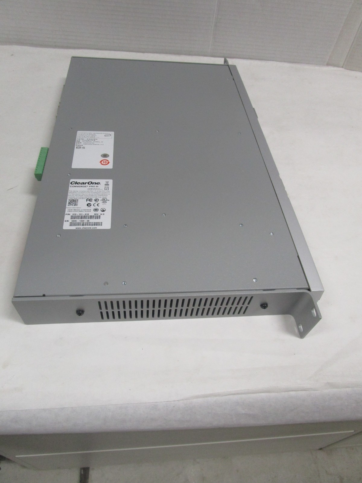 ClearOne Converge PRO 8i 910-151-810 Rev 5.0 Rack Mount HD Audio PRE-OWNED