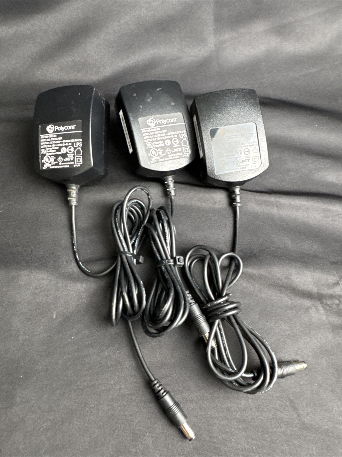 Lot Of 3 Polycom PSA15A-480P 48V 0.31A VVX Power Supply 1465-43853-001