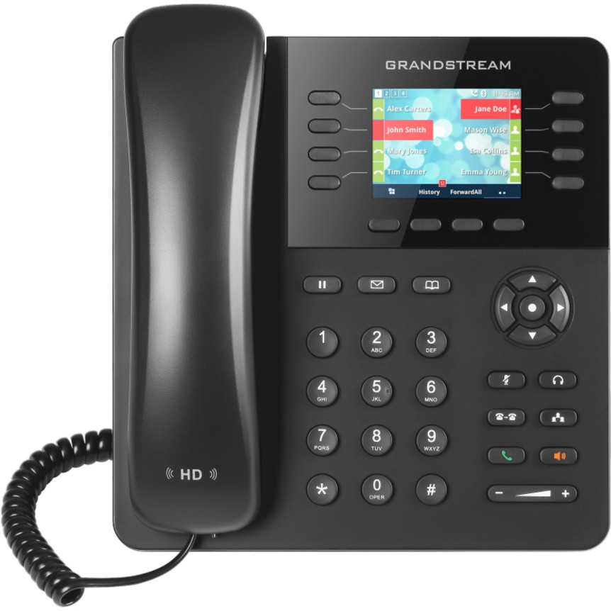 Grandstream GXP2135 IP Phone 8 Lines 4 SIP Accounts Black