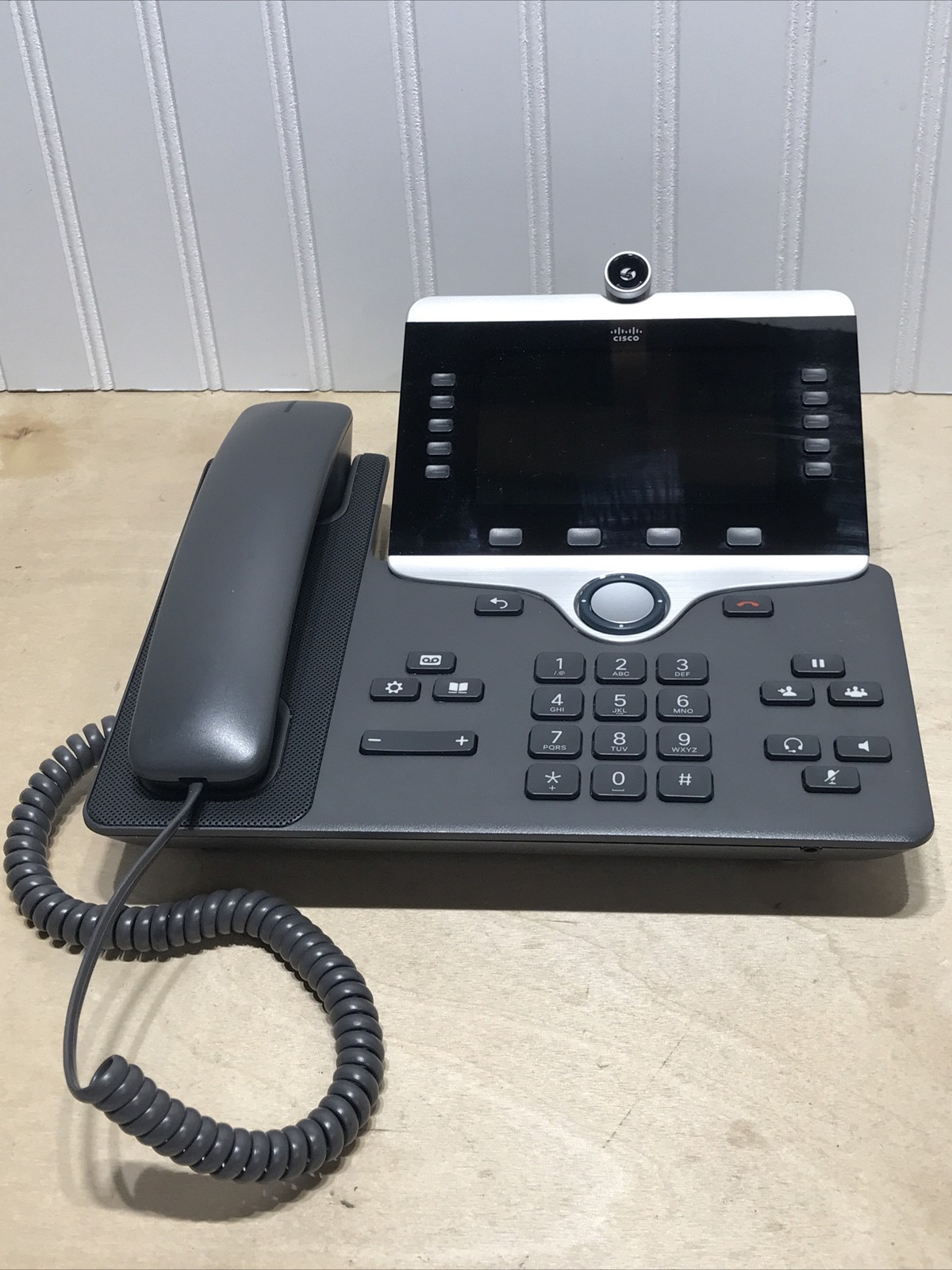 Cisco CP-8865 VoIP Video IP Phone 5-Line Color Display Tested Pre-Owned