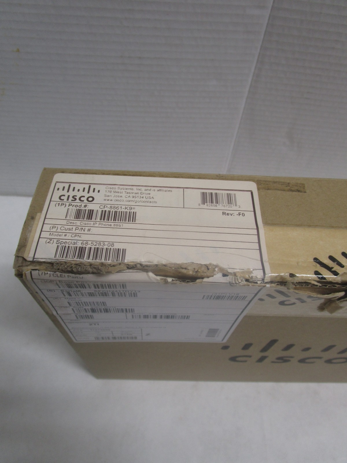 CISCO IP Phone 8861 CP-8861-K9 Charcoal NEW OPEN BOX FREE SHIPPING