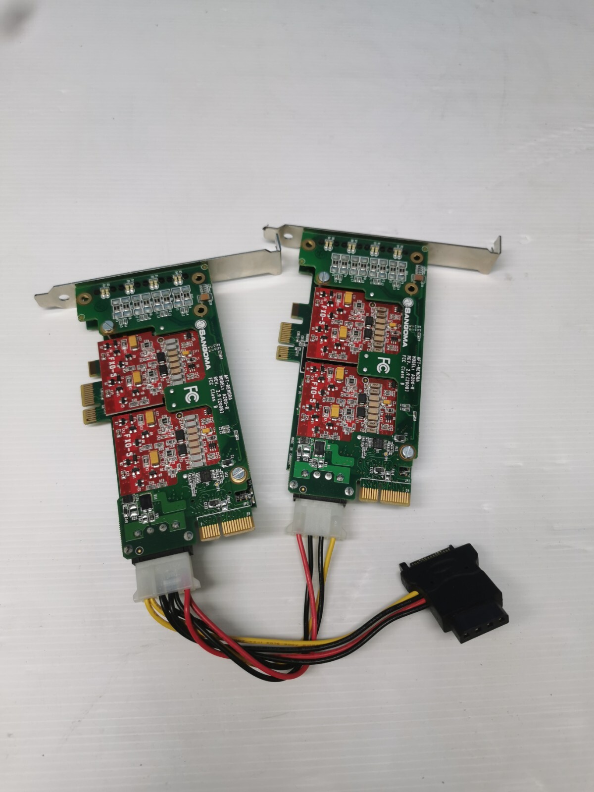 Sangoma AFT-Remora A200-R Interface Card FXO-5 AFT-BASE Rev.2.3 Lot of 2