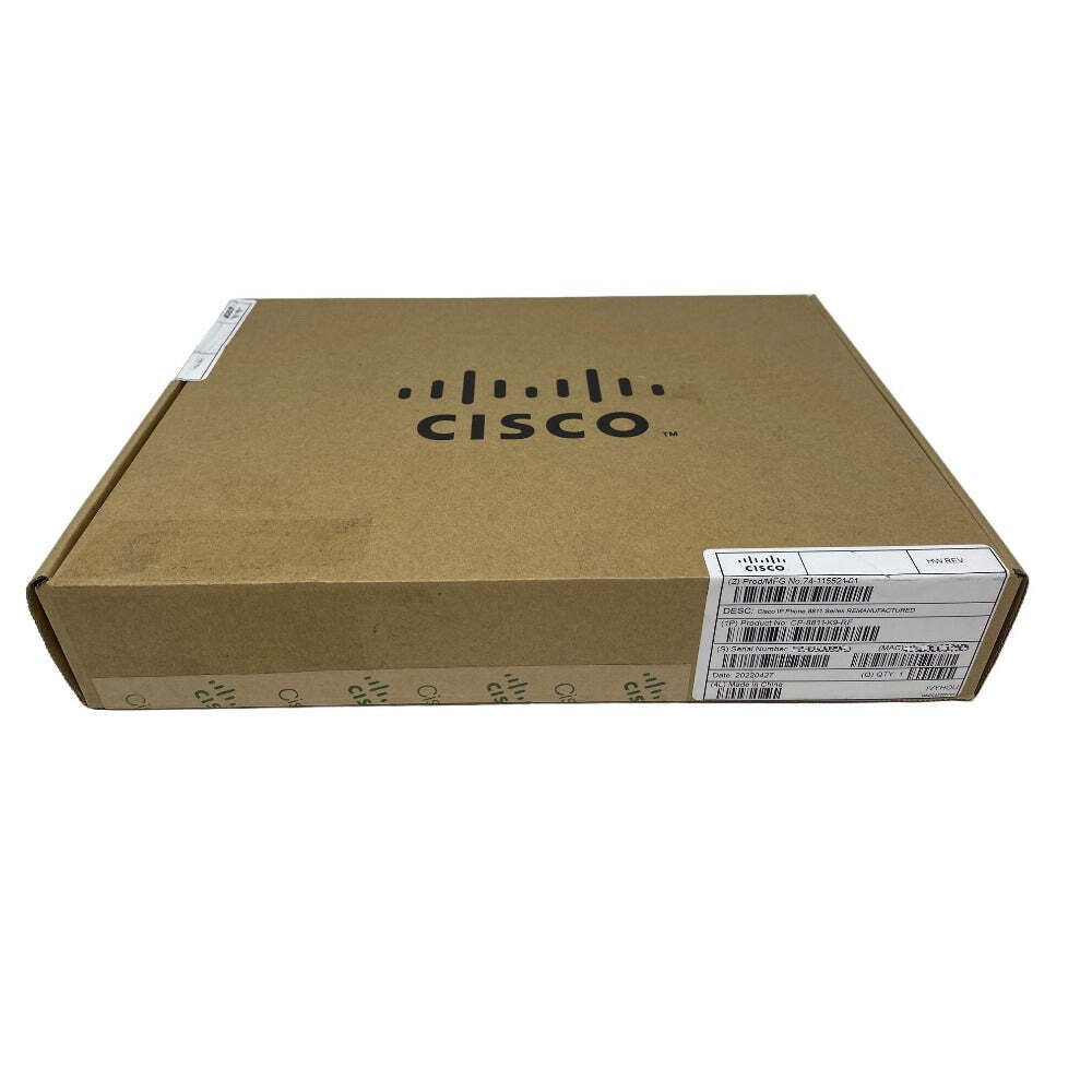CISCO 8811 IP Phone (CP-8811-K9-RF) – Refresh w/1-Year Warranty