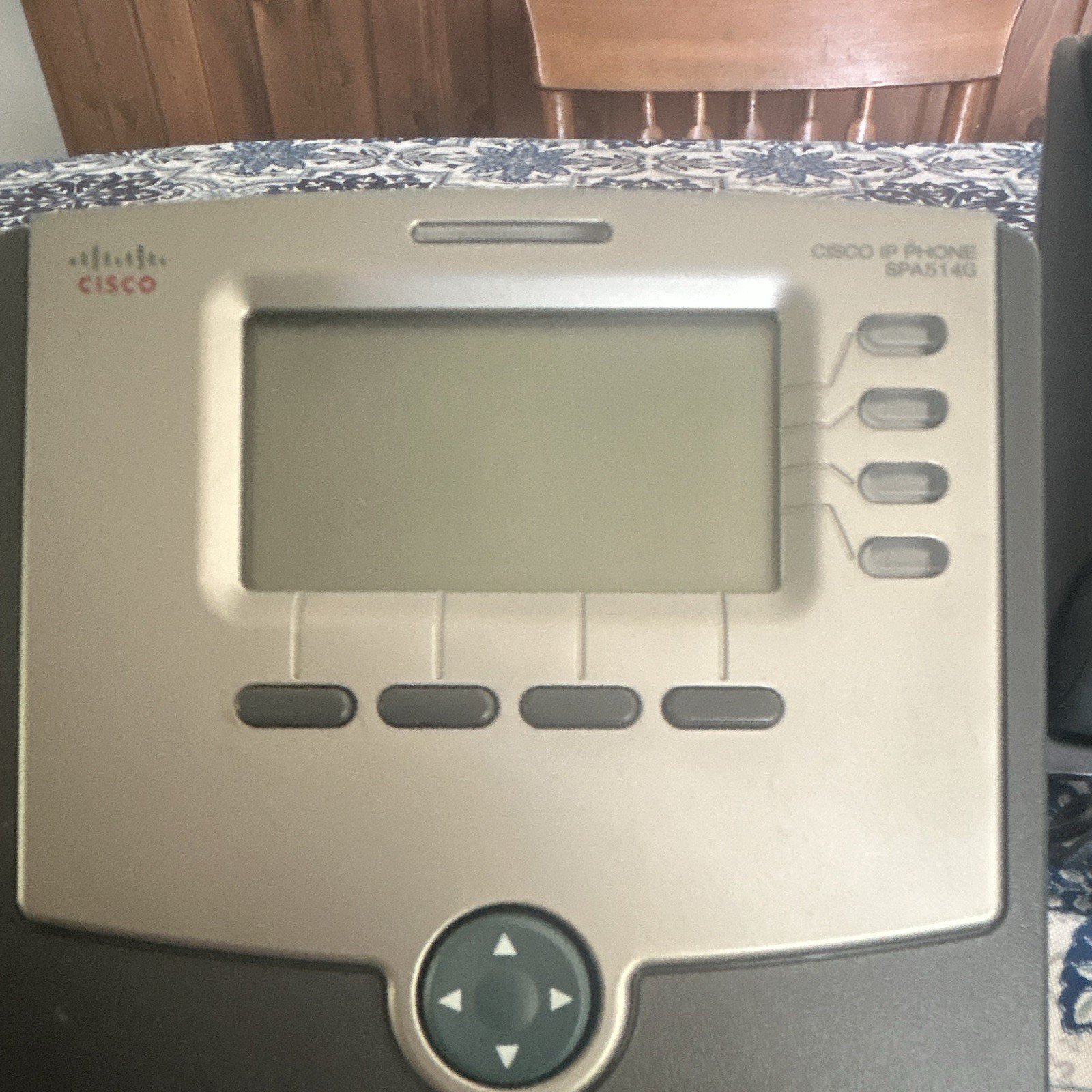 Cisco SPA514G 4-Line IP Phone PoE GigE Ethernet RJ-45 Gray/Black Lot