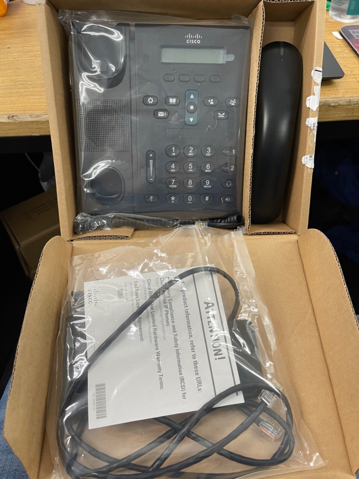 Cisco 6921(CP6921CK9) Wired IP Phone – Black
