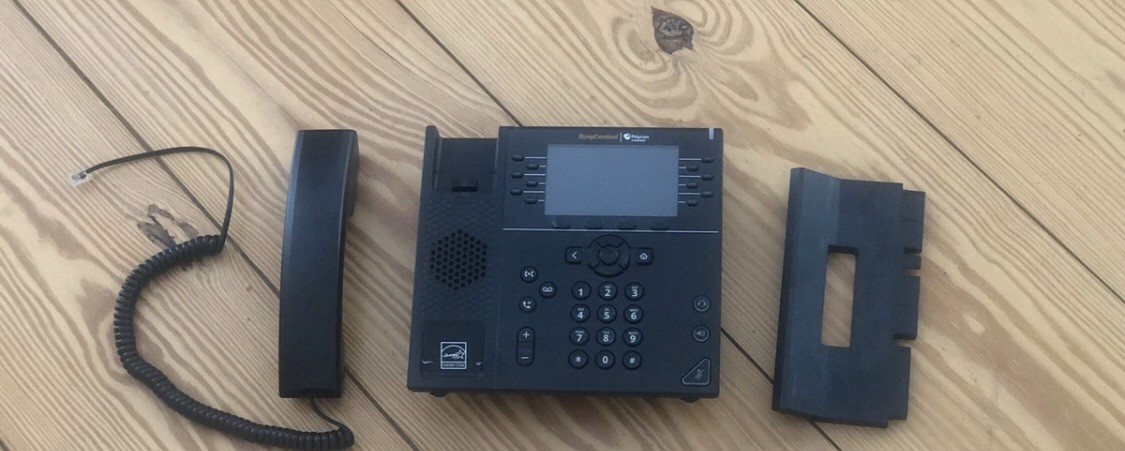 Poly VVX 450 VoIP Phone Ring Central Factory Reset READ