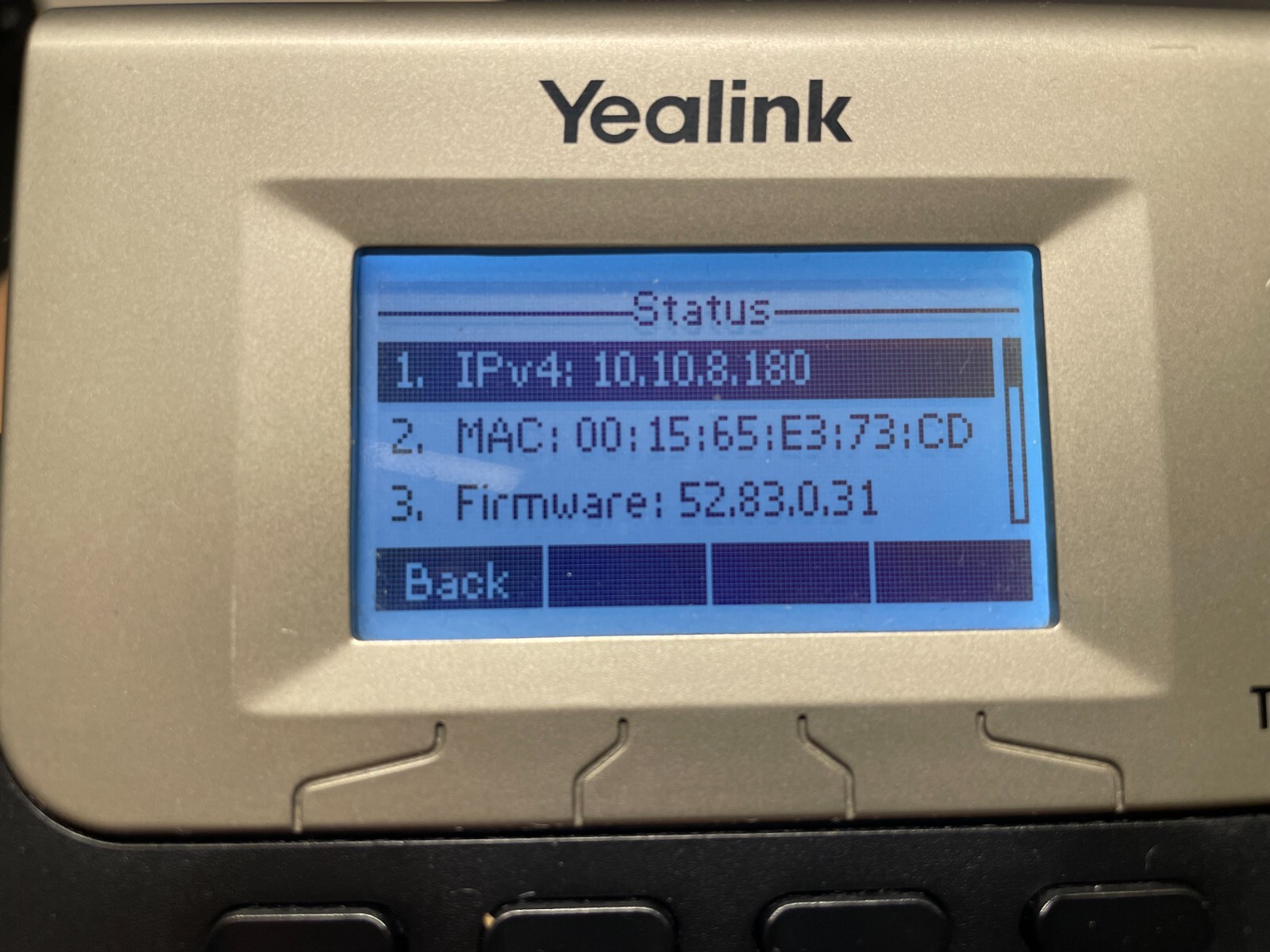 LOT 2. Yealink SIP-T21P E2 IP Business VOIP Phone with Stand. Clean!