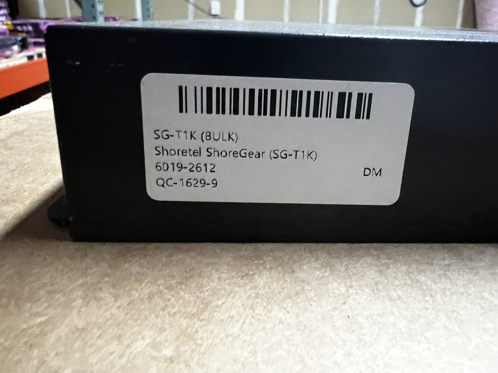 Shoretel ShoreGear T1K Voice Switch SG-T1K | 6019-2612 | QC-1629-9