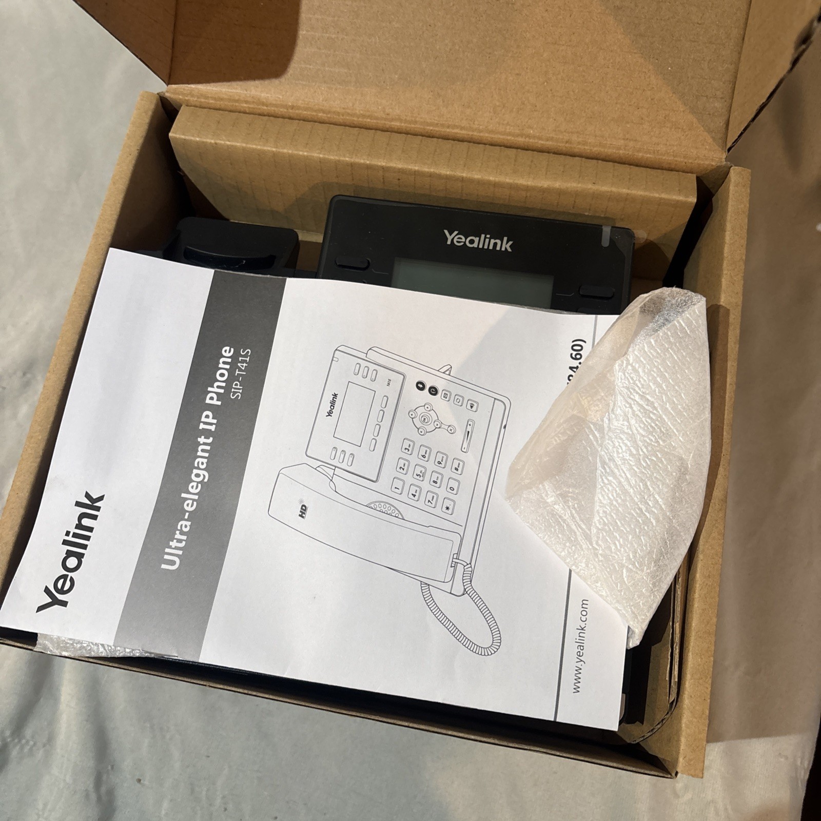 Yealink T41S Ultra-elegant IP Desk Phone SIP-T41S New Open Box
