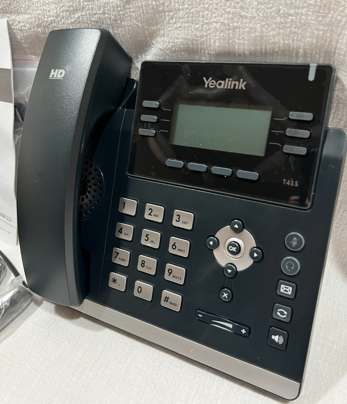 Yealink SIP-T41S Yealink Ultra Eleant 6 Line IP Phone USB Port