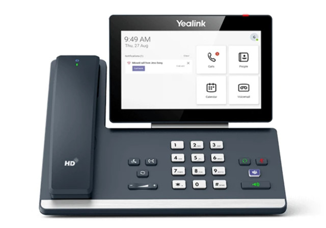 Yealink MP58-WH-TEAMS VoIP Cordless Telephone – Black