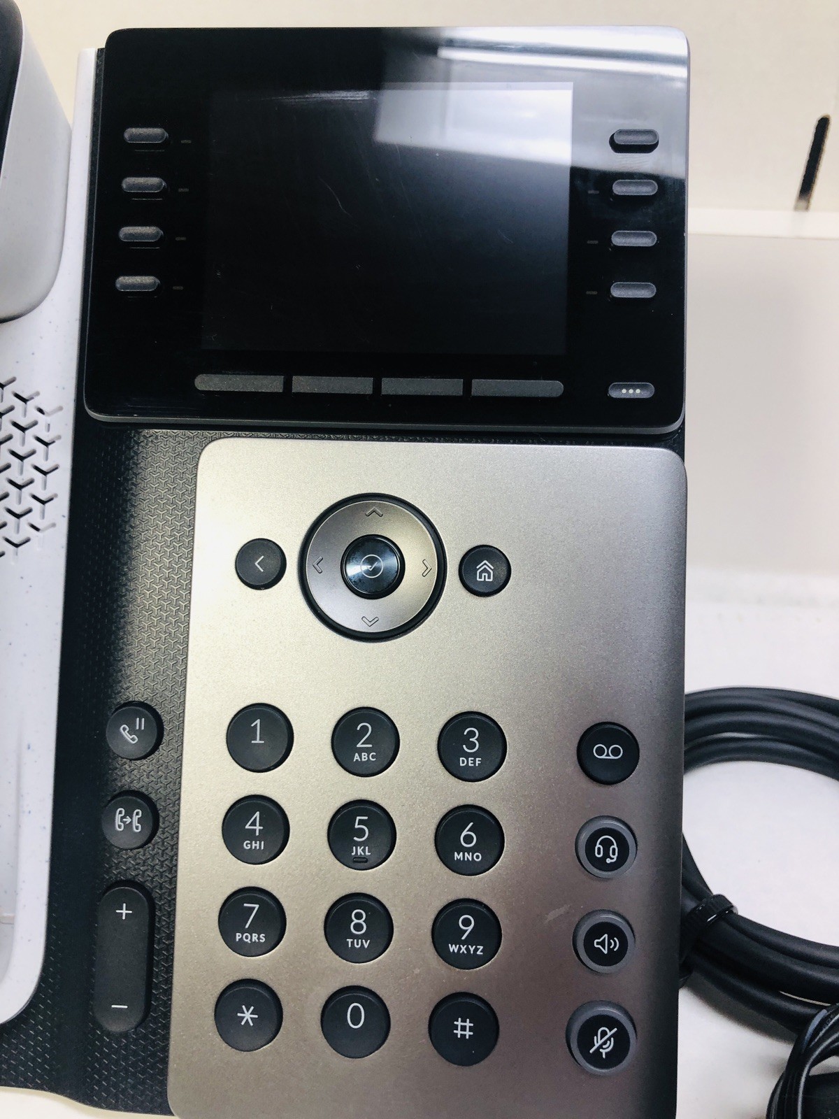 HP Poly Edge E350 IP Phone – 8-Line Keys, Wi-Fi 5, Bluetooth 5.0, Used