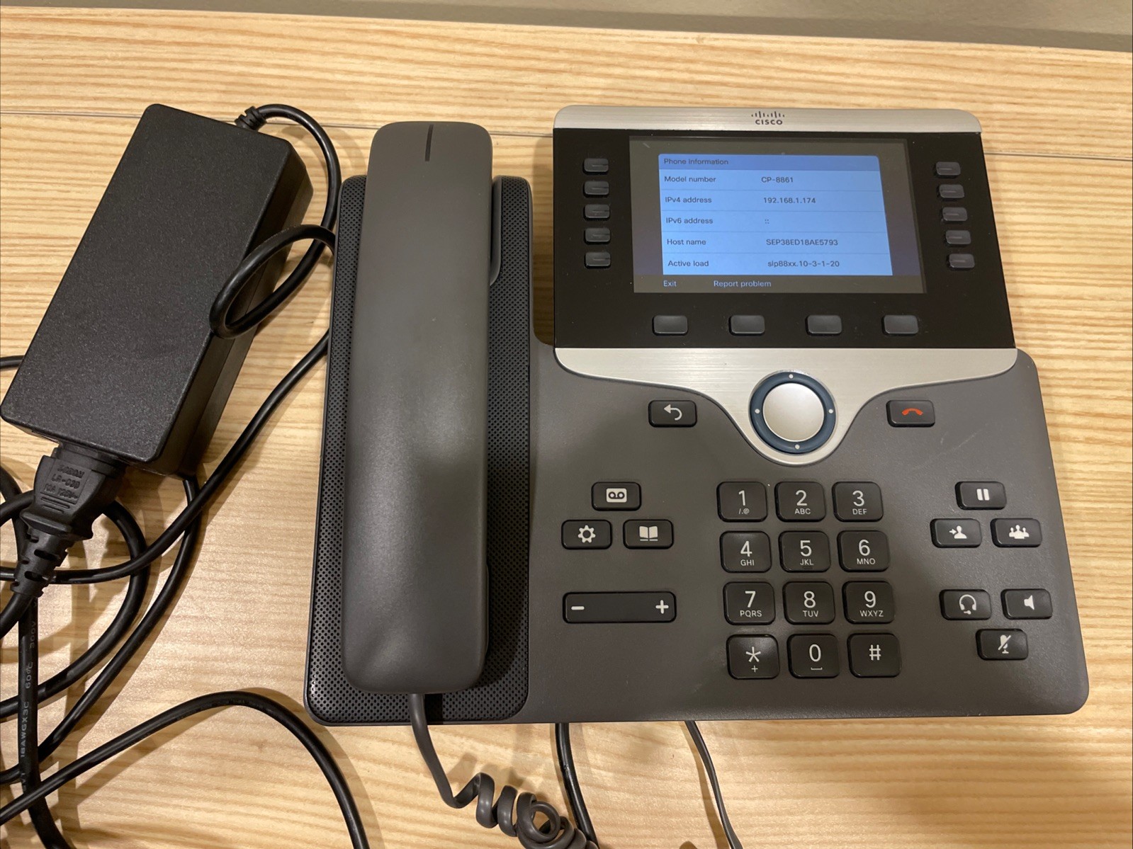 CISCO IP Phone Serie 8800, Model CP-8861