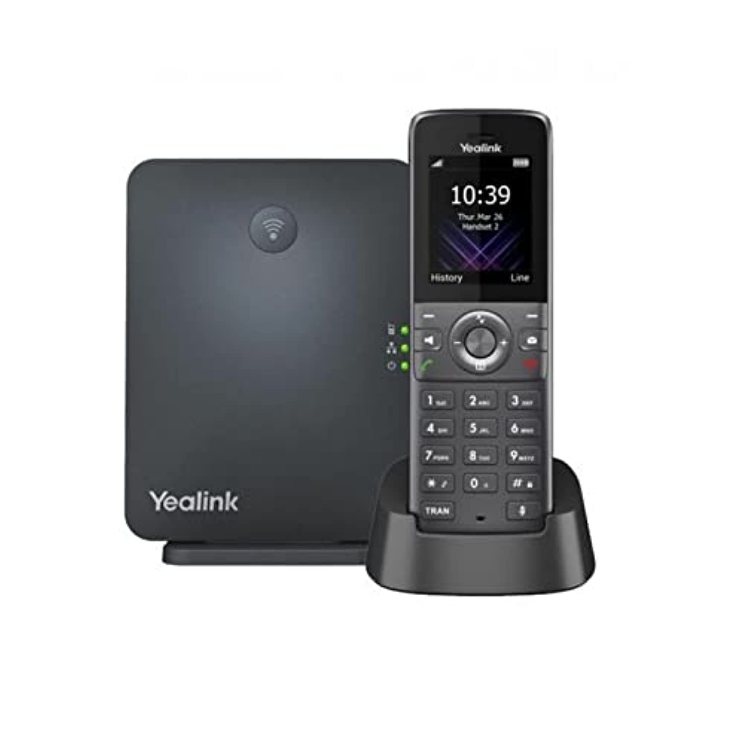 Yealink W73P IP DECT Phone bundle W73H with W70 base, New damage Box
