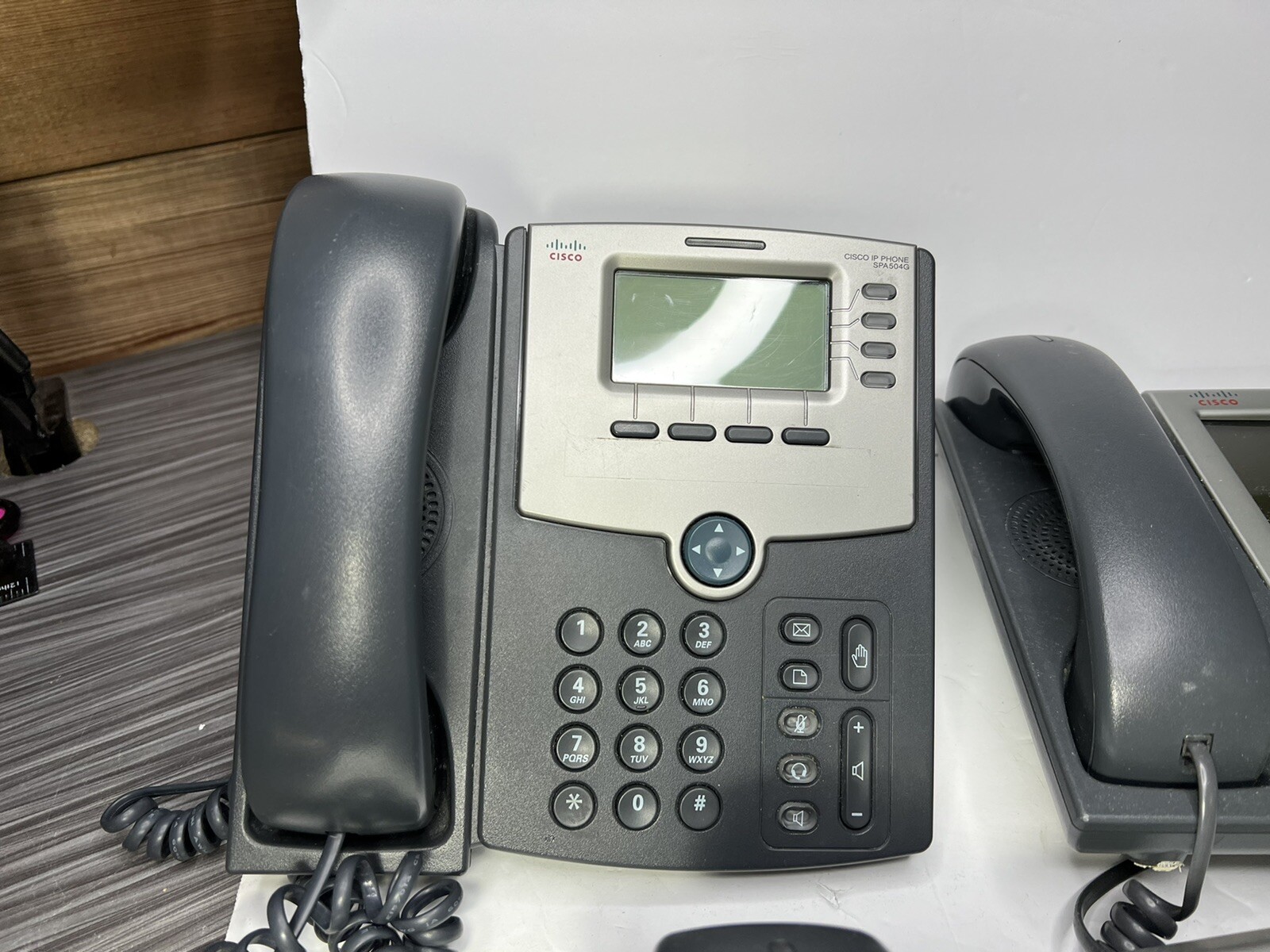 4 pc lot 2 Cisco CP-7940G 7940 SIP IP Phone PoE Bulk + 2 SPA564G Telephone