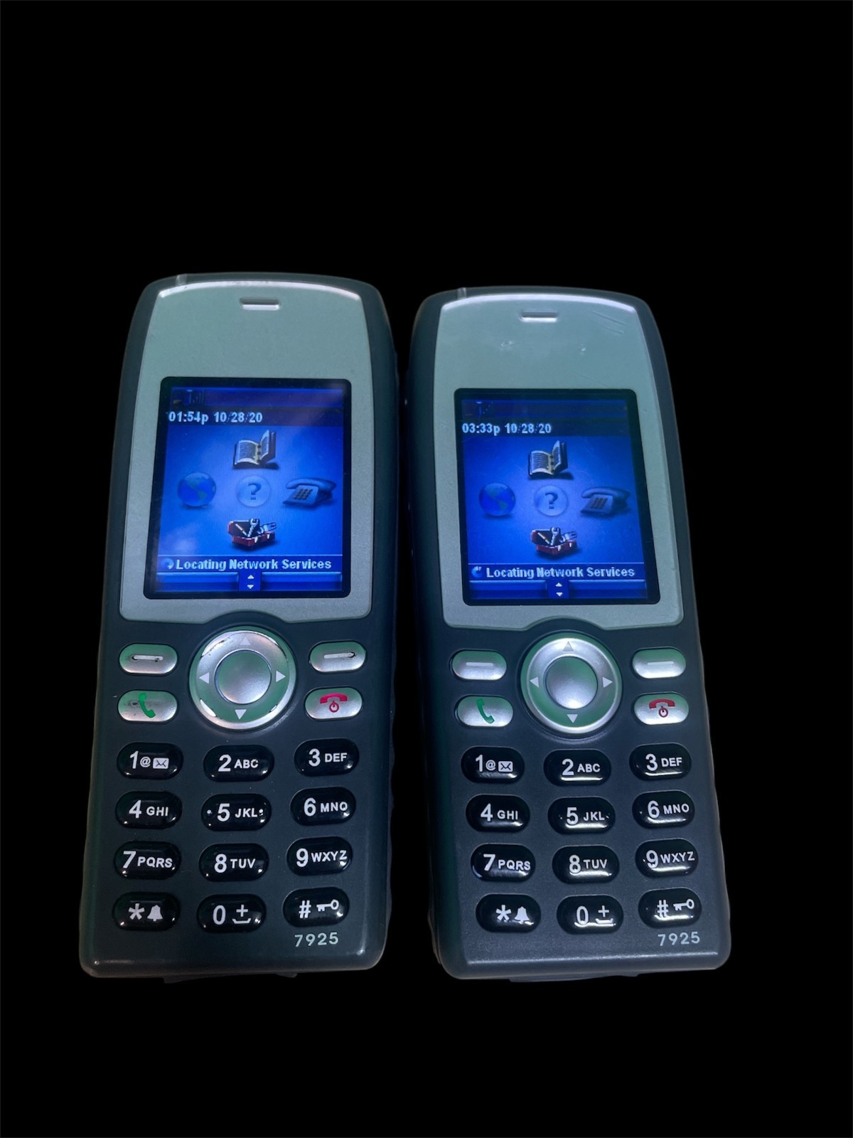 Lot of 2 Cisco 7925G Wireless IP Phone – CP-7925G-A-K9 – Used