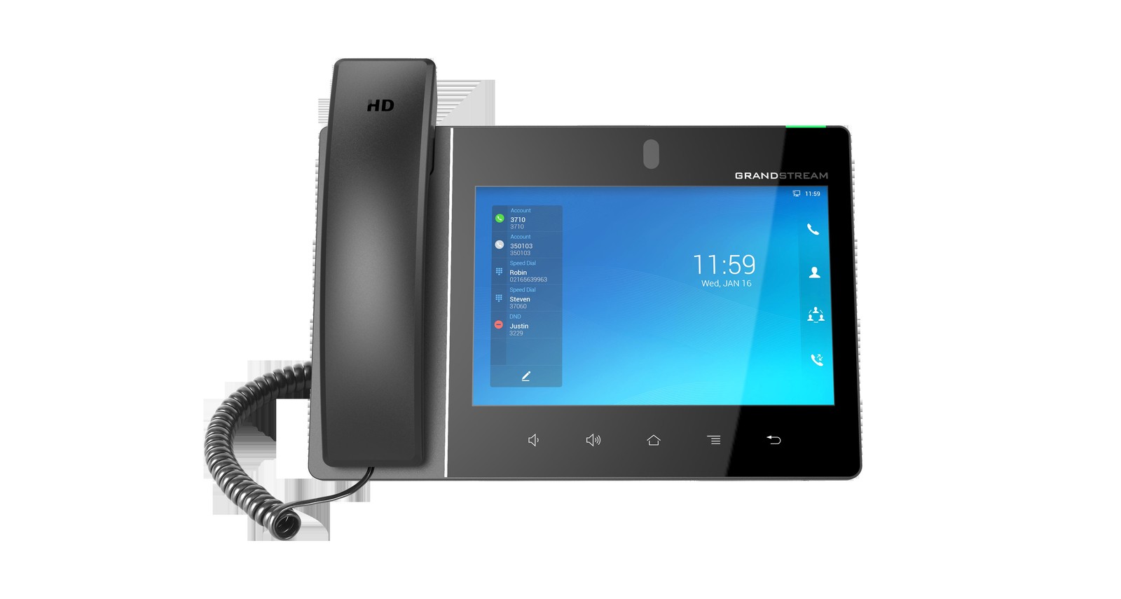 Grandstream GS-GXV3480 Android 11 Smart IP Video Phone 8″ Touchscreen 16 lines