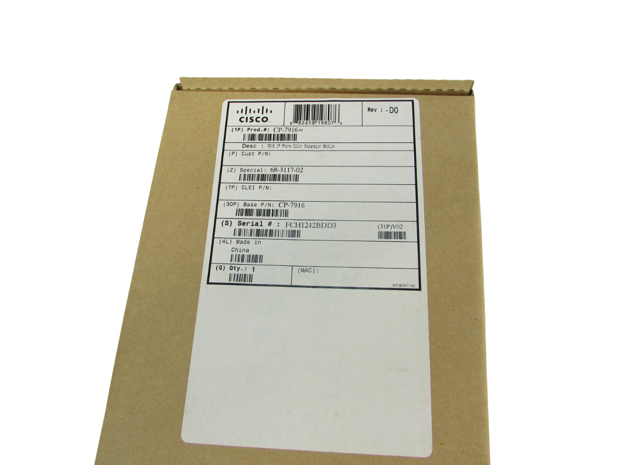 New Cisco CP-7916 Unified IP Phone Expansion Module