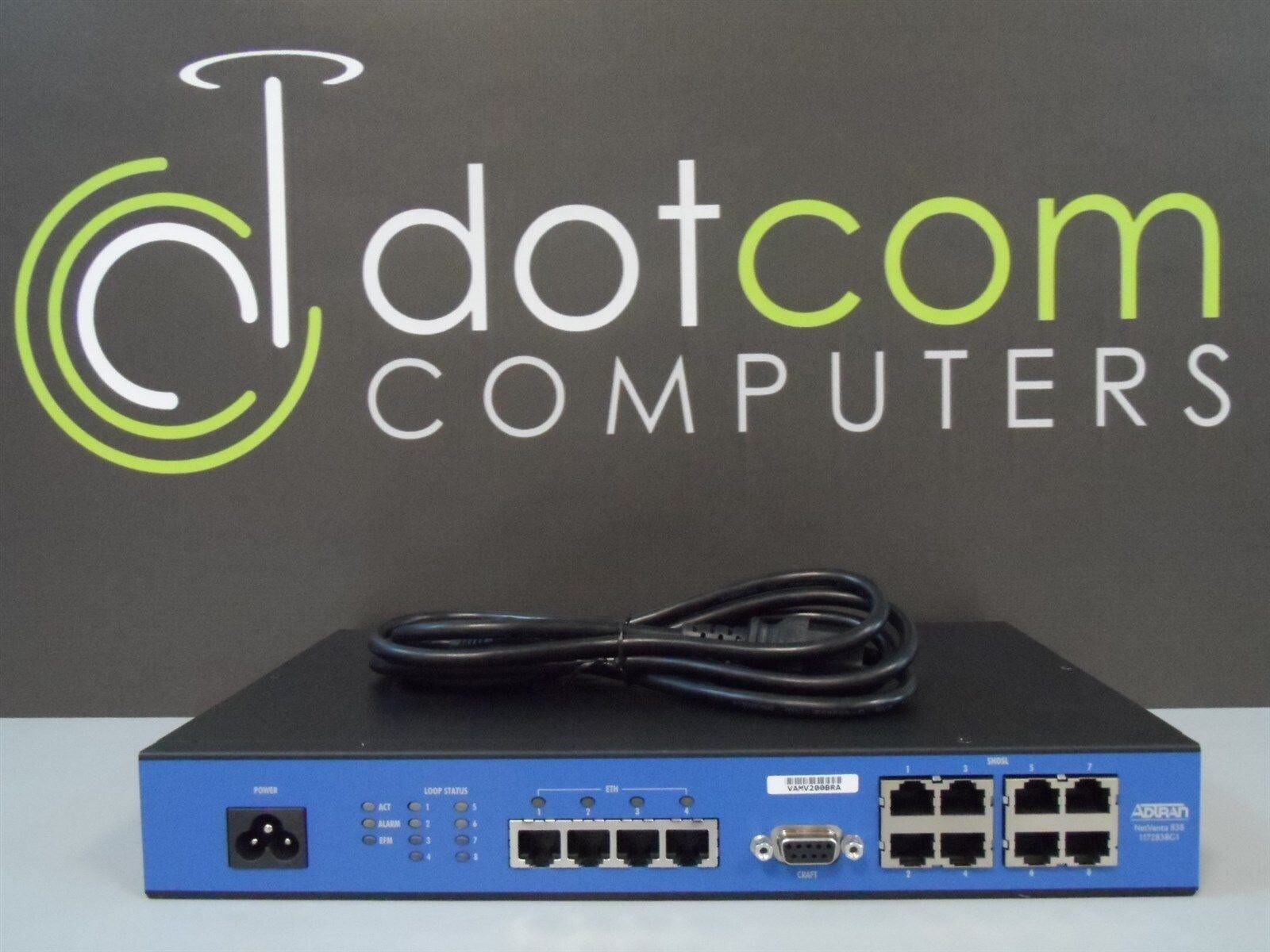 Adtran NetVanta 838T 1172838G1 4 ETH 8 SHDSL 10/100Base-T Ethernet 838