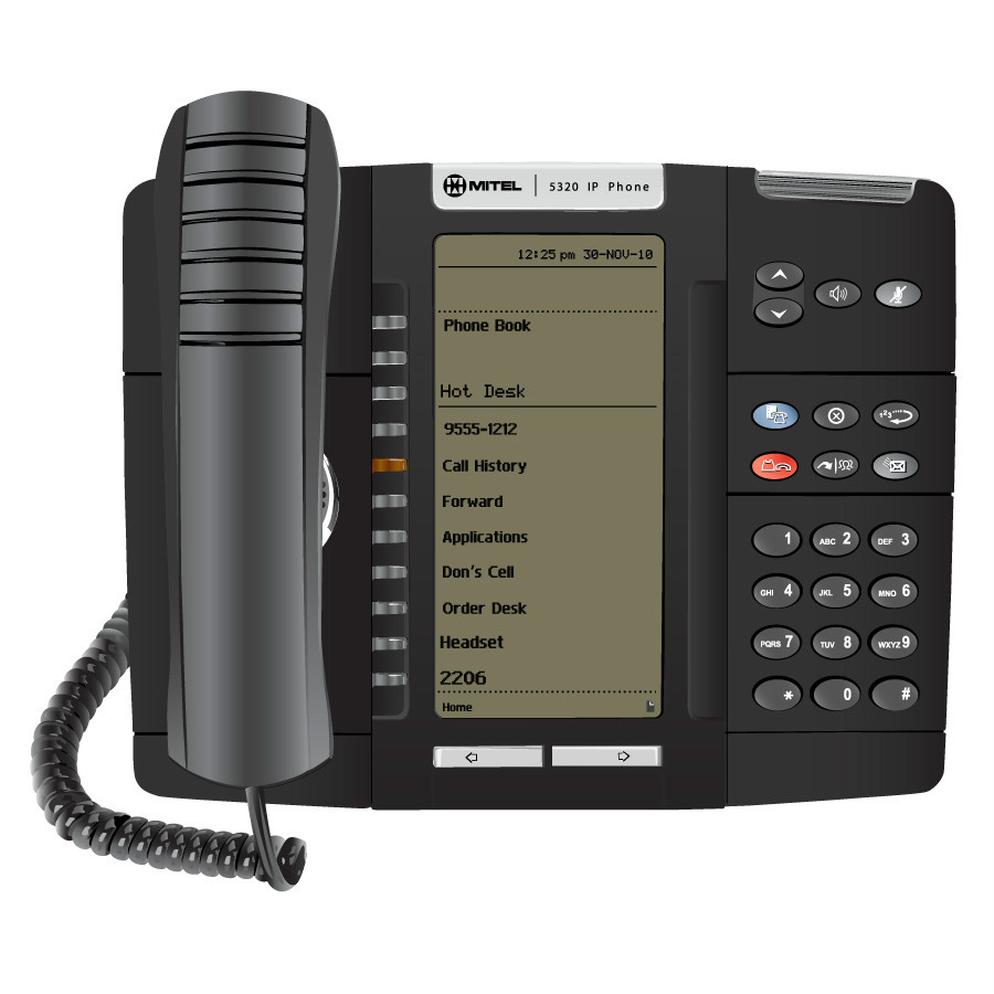 MITEL 5320 IP TELEPHONE Part # 50006191 WITH A 1 YEAR WARRANTY