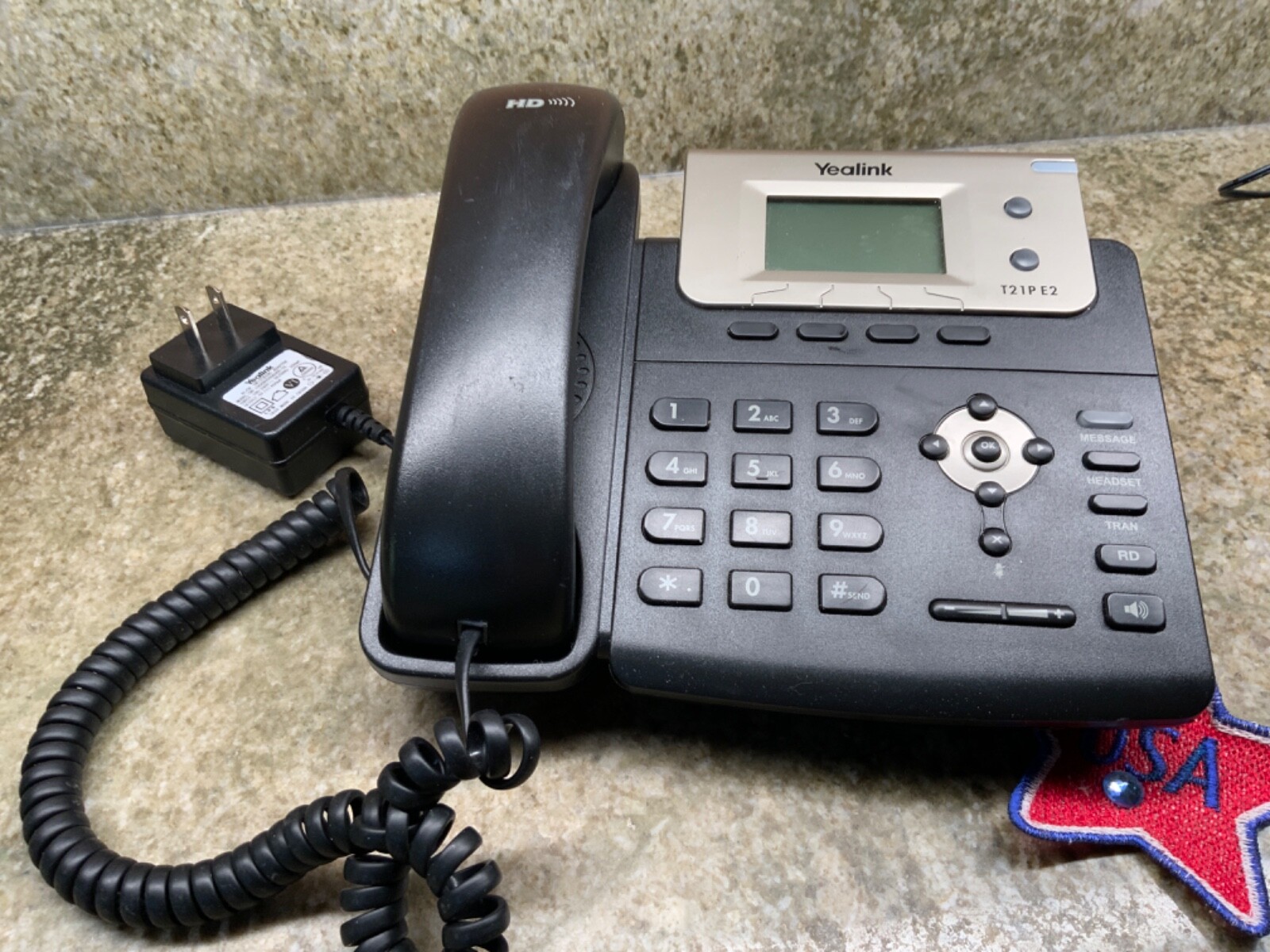 Yealink SIP-T21P E2 Dual-line Entry Level IP Phone Includes Power Adapter