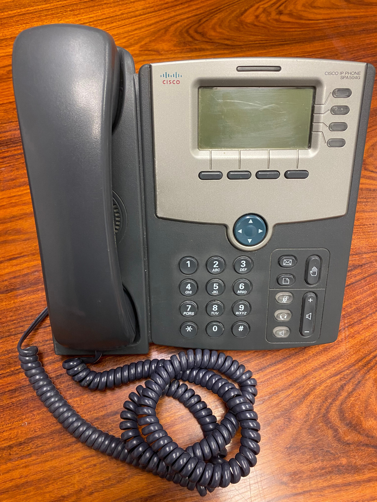 Cisco SPA 504G 4-Line, 2-Port Switch PoE IP Phone