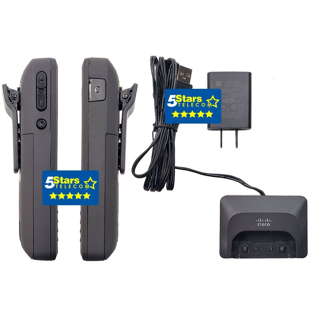 Cisco 6825 IP DECT Bundle with Multi-Cell Base (CP-6825-3PC-BUN-NA) – Brand New