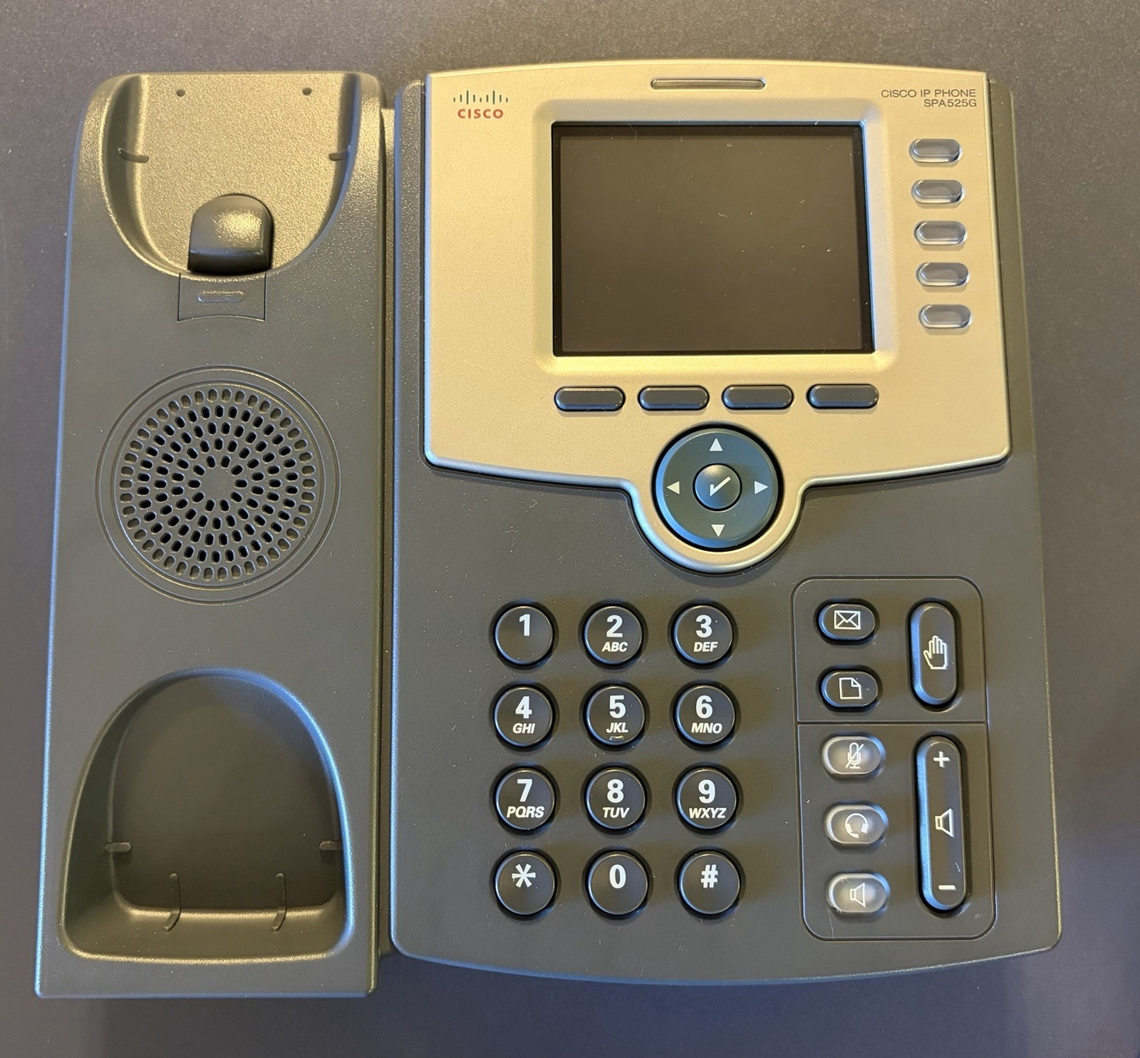 Cisco SPA525G2 5-Line VoIP Business IP Phone POE Office Desk Telephone