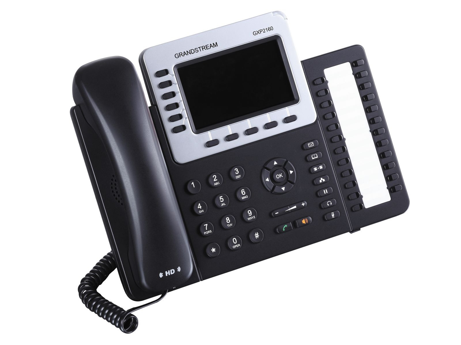 GRANDSTREAM GXP2160: 6 Line HD IP Phone w/ Clr Display-VoIP-1 MONTH FREE SERVICE