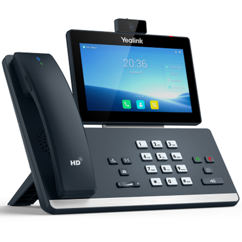 Yealink SIP-T58W Pro w/ Camera 7″ Color Touch Screen 16 SIP Office Corded Phone