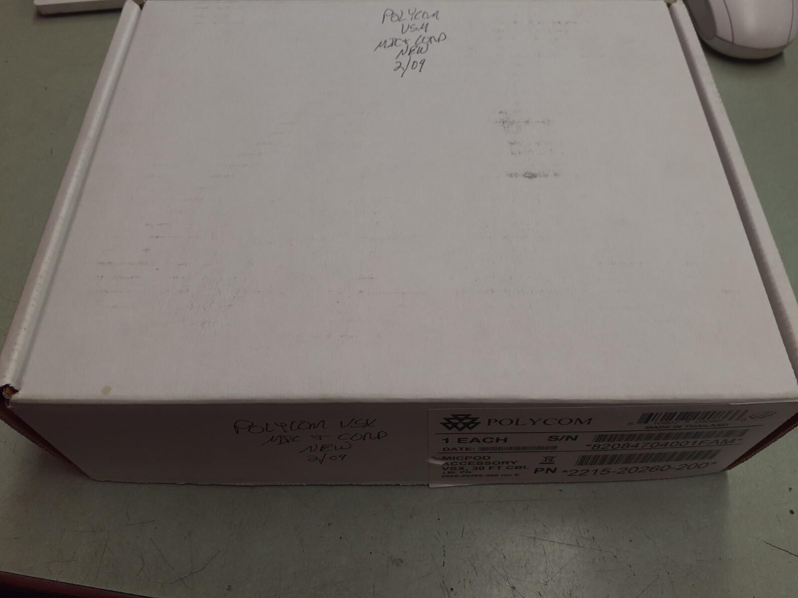 POLYCOM 2215-20260-200 MicPod Accessory VSX 30ft Cable 2668-20260-200 Rev E