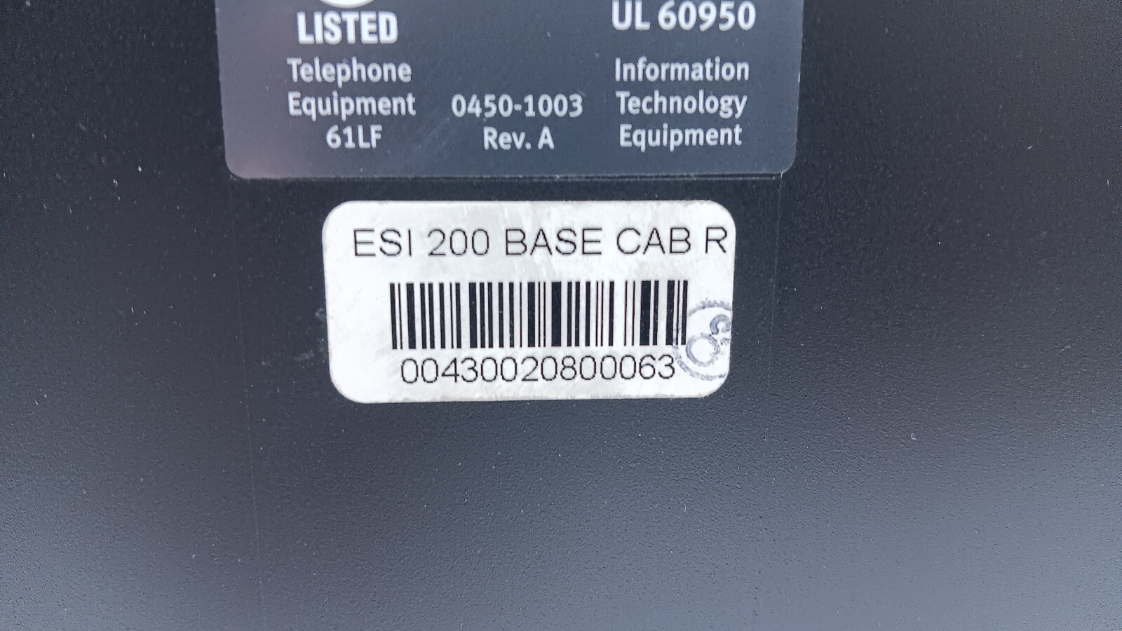 ESI 200 Communications Server Cabinet W/ Modules [READ] #99