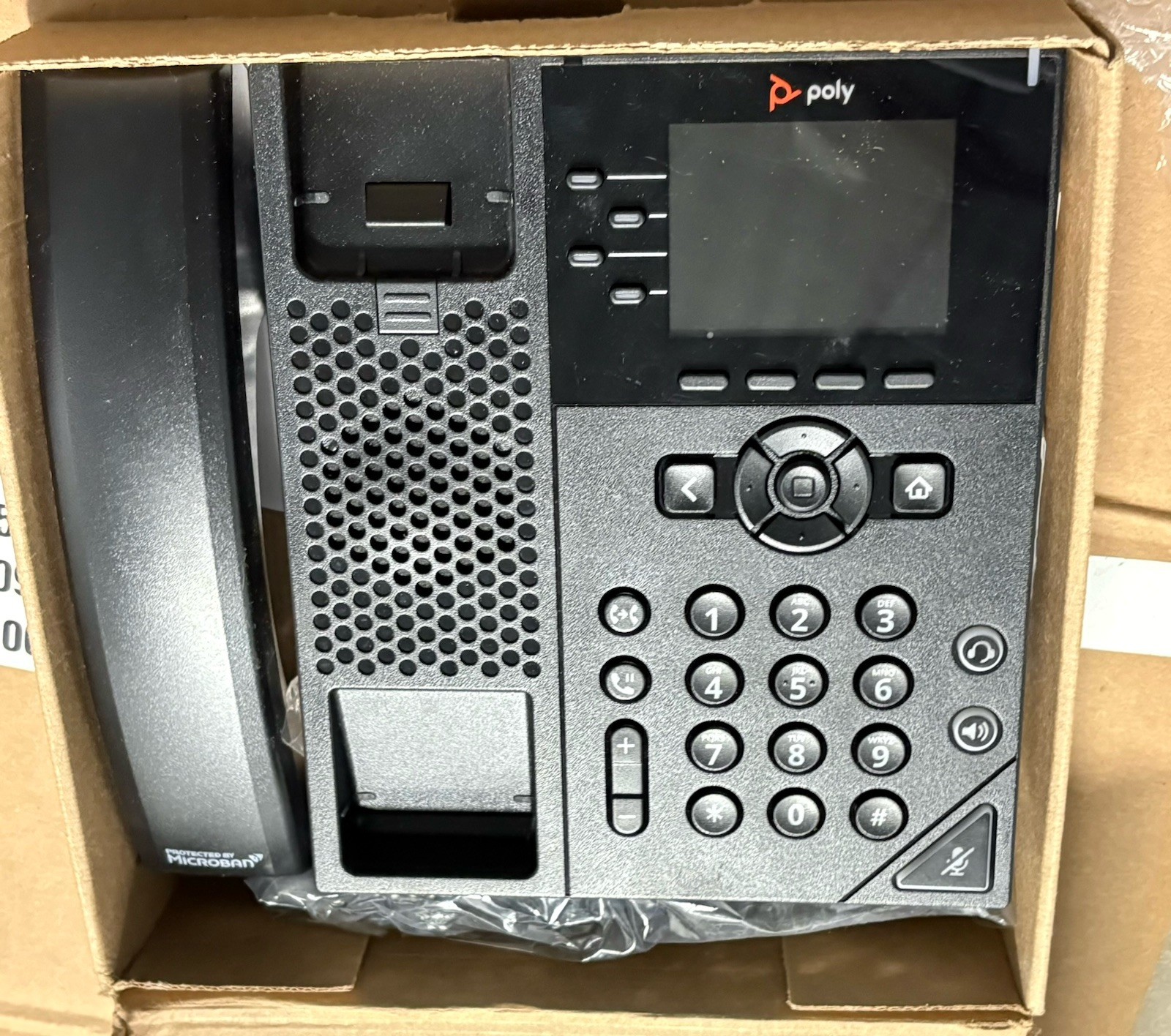 Poly VVX 250 IP Phone Corded Corded Desktop Wall Mountable Black 89B58AA