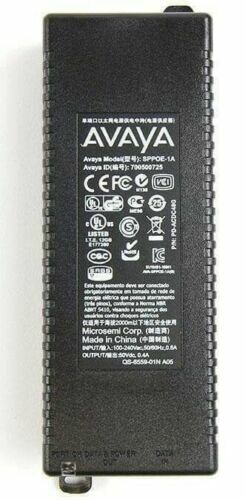 Avaya 700500725 SPPOE-1A IP Phone PoE Injector Power Supply No Cord and Cat5