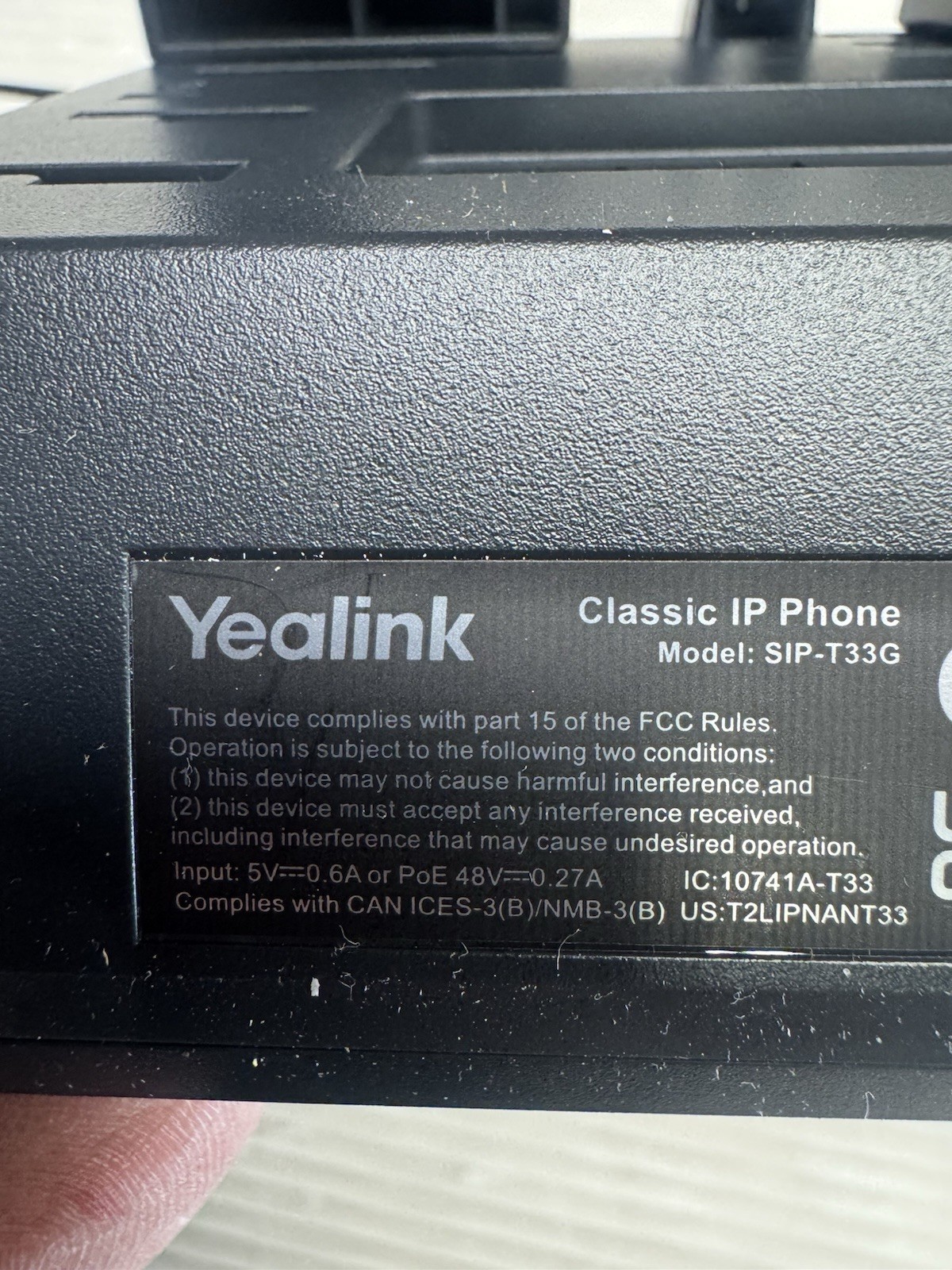 Yealink T33G IP Phone, 4 VoIP Accounts. 2.4-Inch Color Display. Dual-Port…