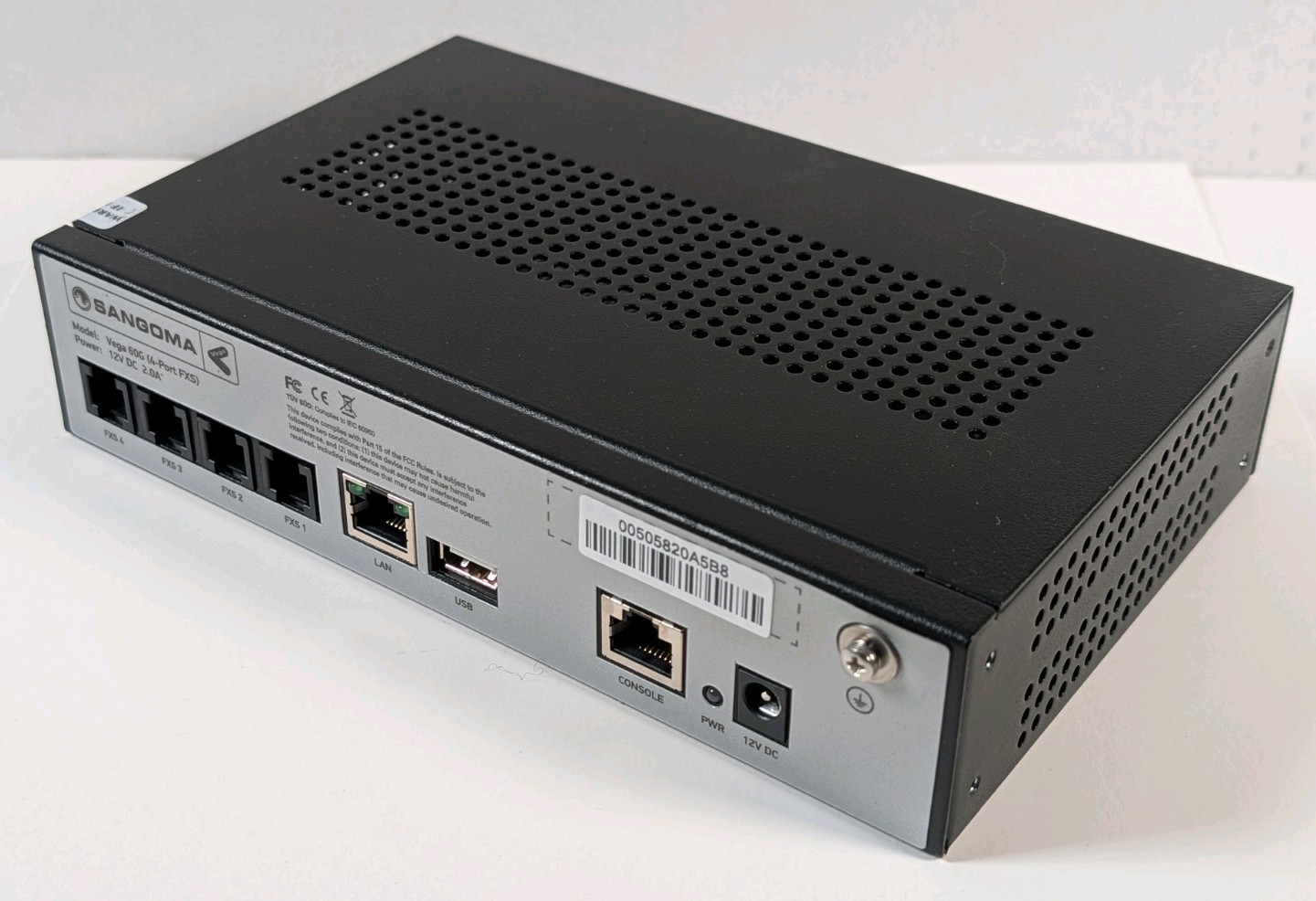 Sangoma IP Telephony Gateway | Vega 60G, 4-Port FXS, Unit Only