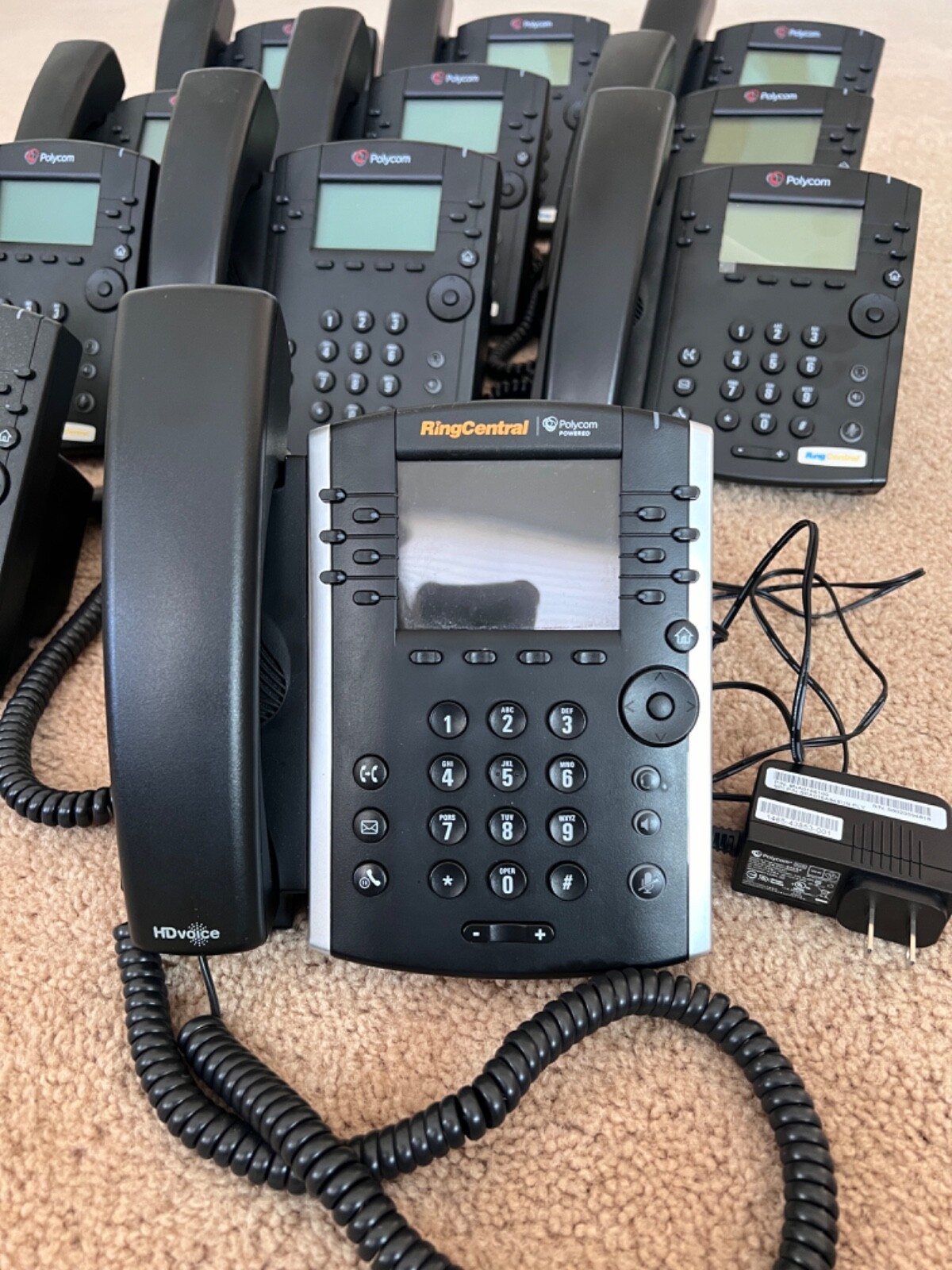 Polycom VVX 411 Gigabit PoE 12-line IP Phone – Black