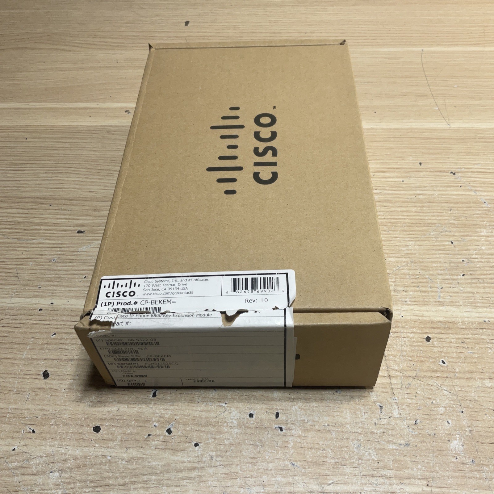 Cisco CP-8800-CP-BEKEM Key Expansion Module for 8800 Series IP Phone New/JUA2978