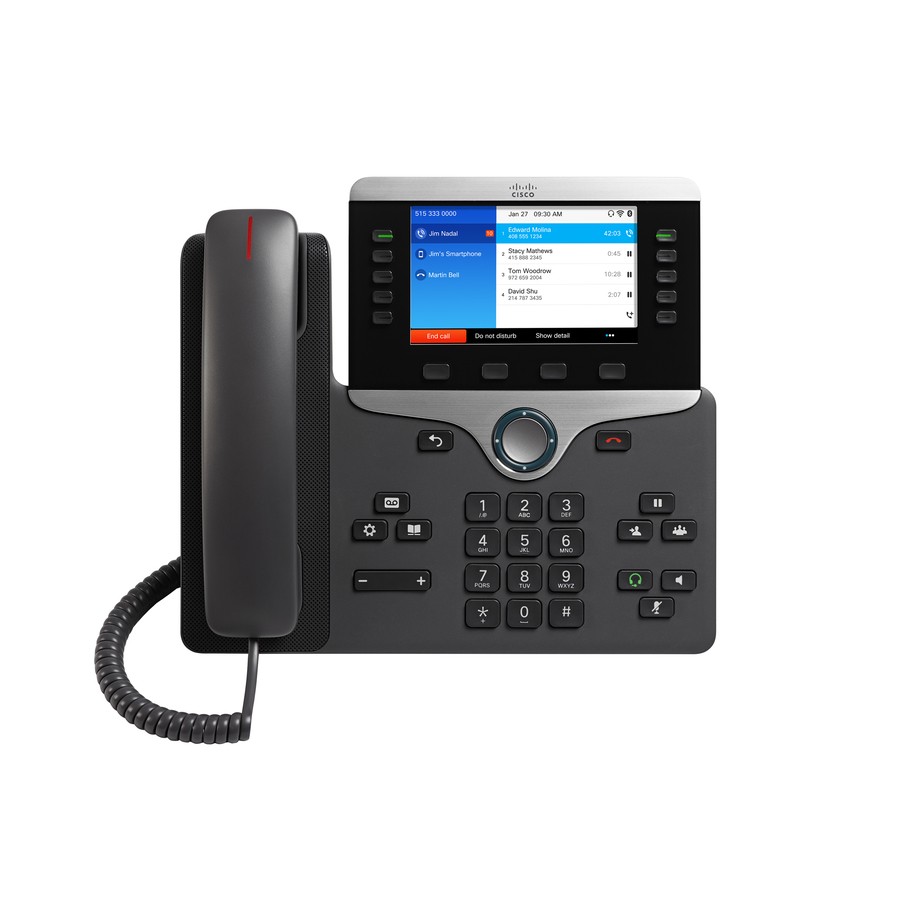 Cisco CP-8861-3PCC-K9= 8861 IP Phone – Corded/Cordless – Corded – Wi-Fi