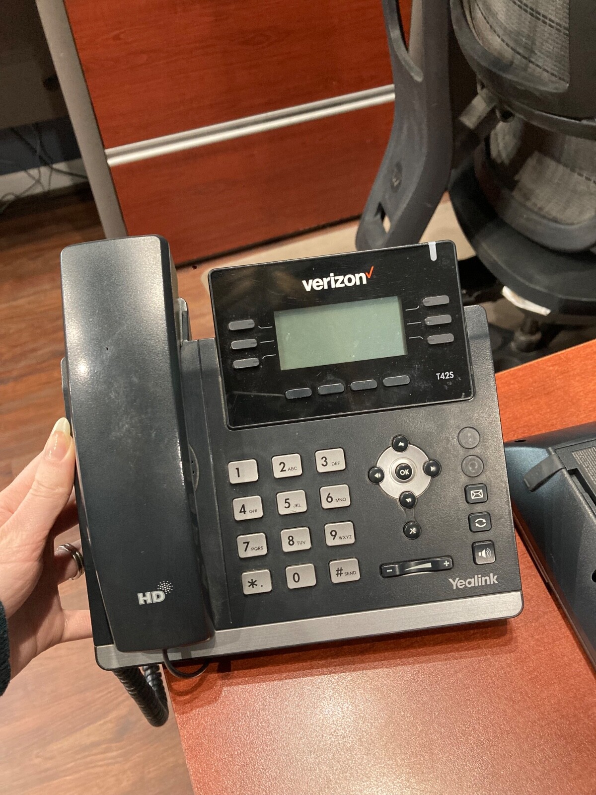 Yealink SIP-T42S Corded IP Phone Black