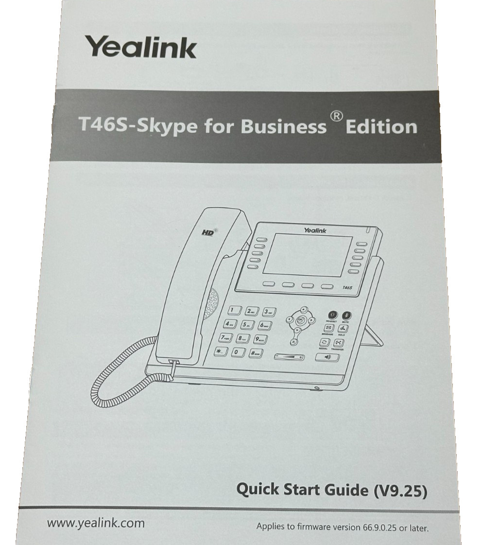 YEALINK GIGABIT IP PHONE SIP-T46S (mcj67)