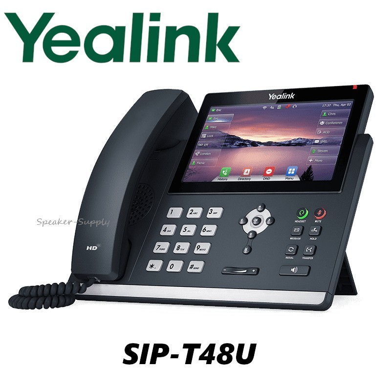 Yealink SIP-T48U Executive Desk IP Phone 7″ Touch Screen