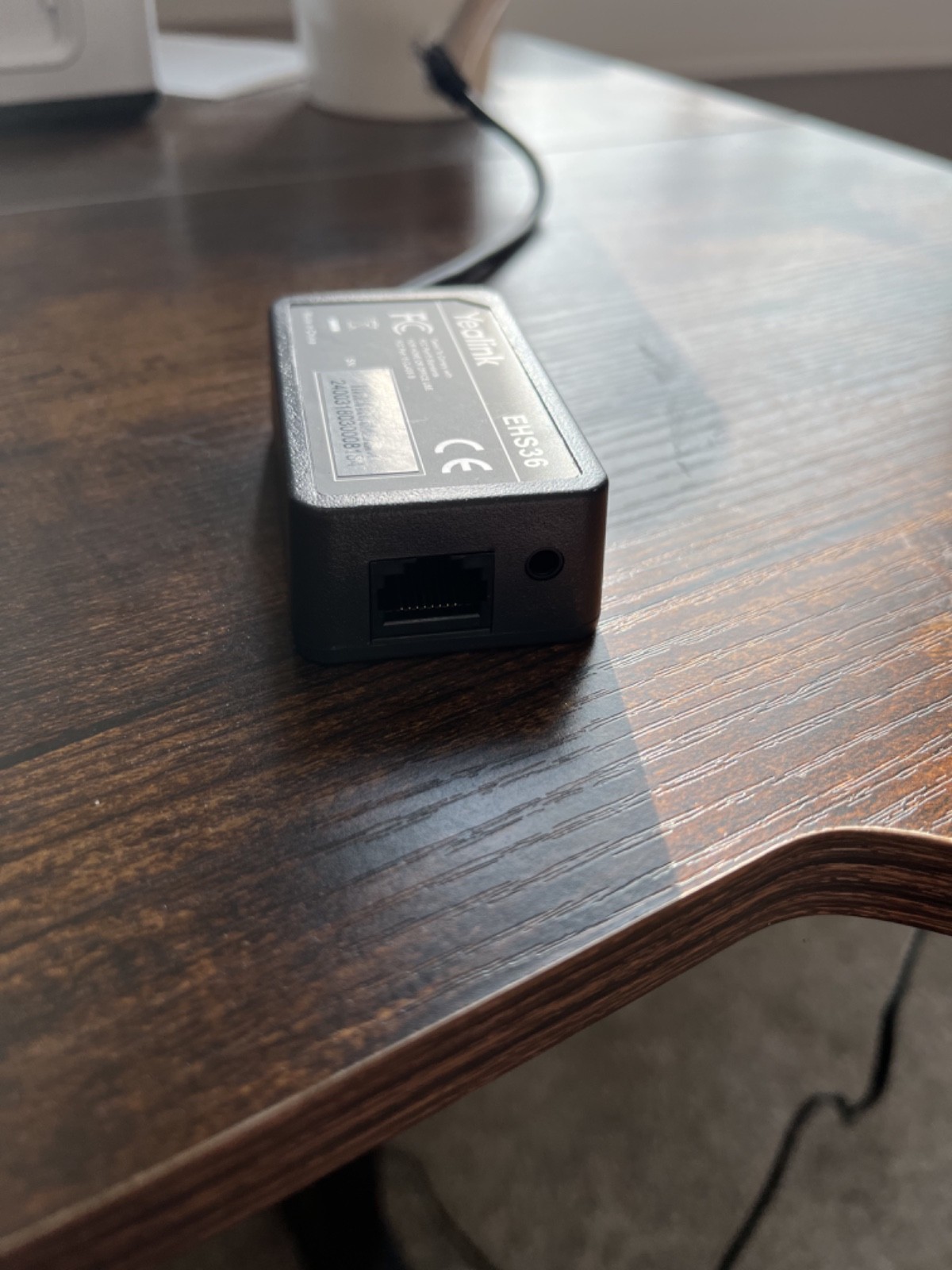 Yealink EHS36 Phone Wireless Headset Adapter – Black
