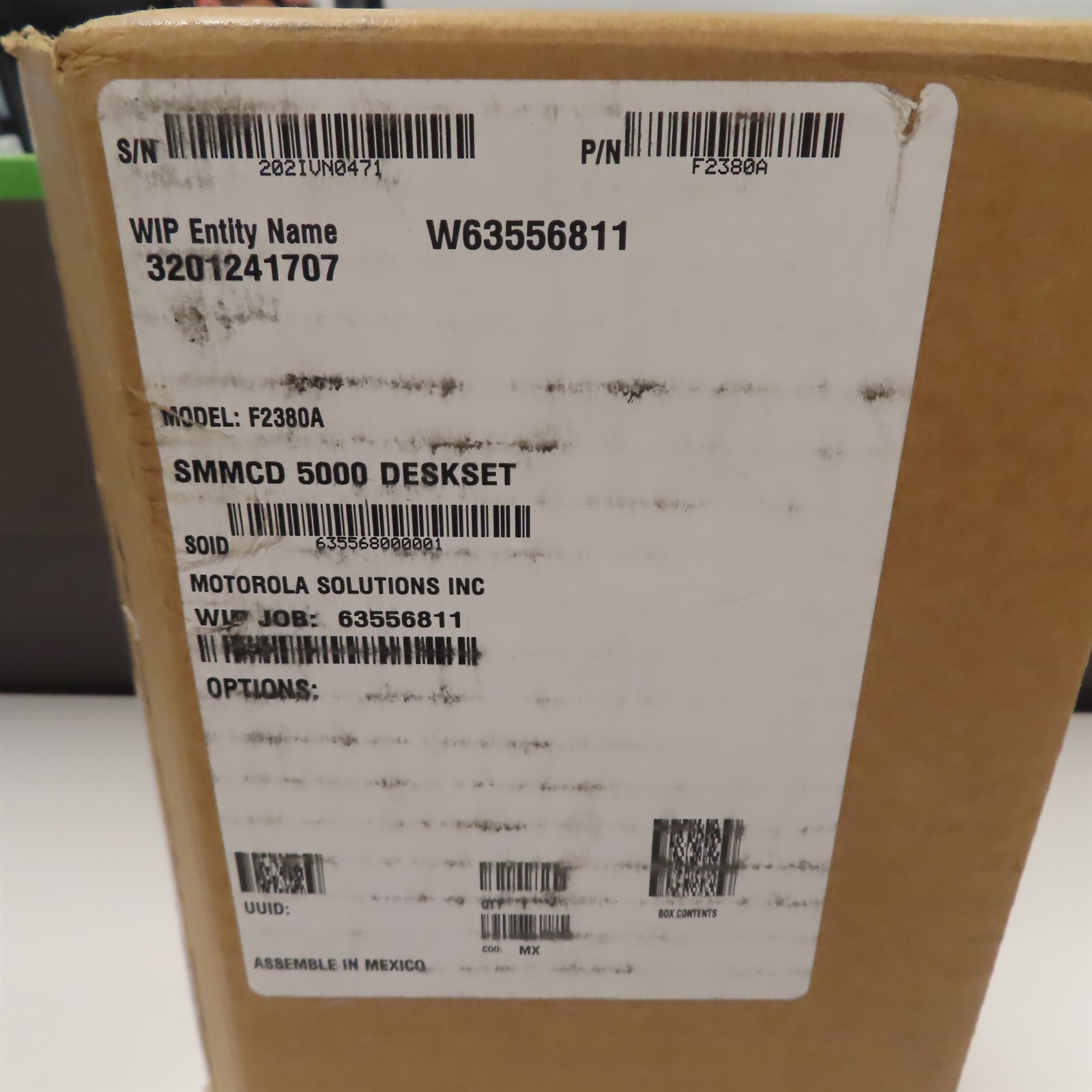 Motorola Phone SMMCD 5000 Deskset MCD Model F2380A VOIP System New