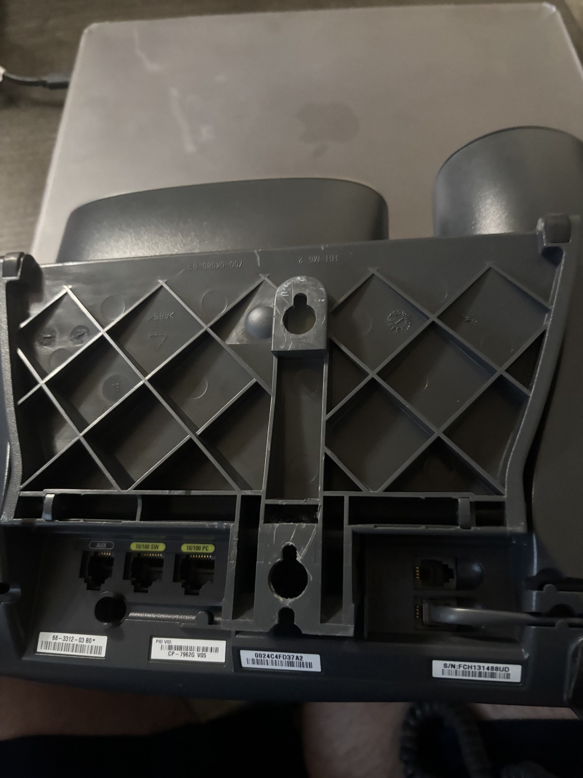 Cisco CP7962G IP Phone – Gray Cisco Call Manager Needed