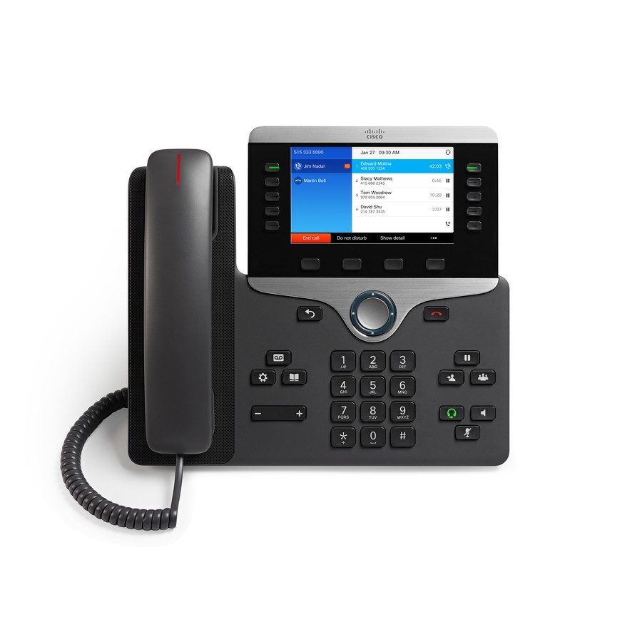 Cisco CP-8841-K9= 8841 IP Phone – Corded – Corded – Wall Mountable – Charcoal
