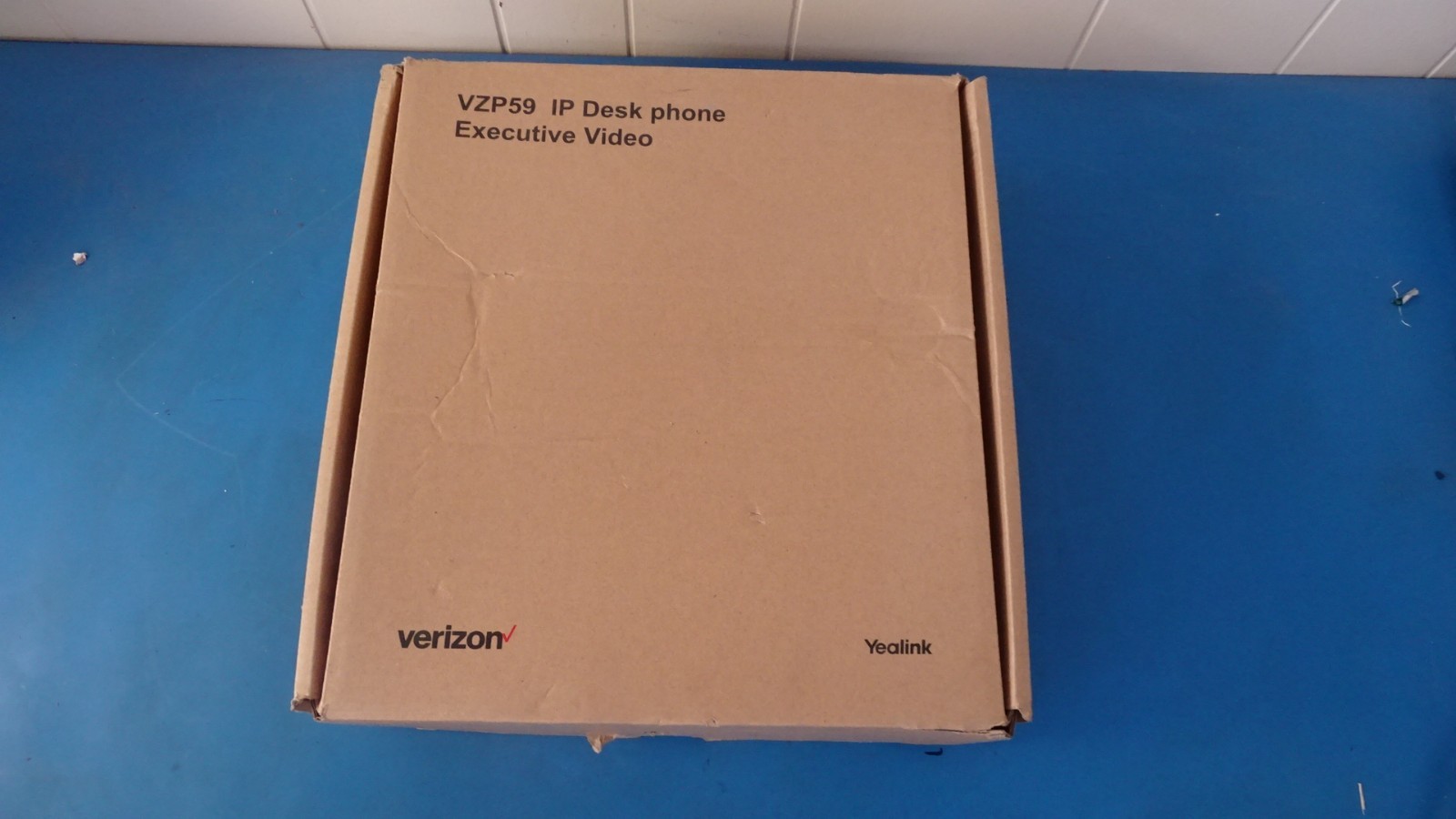 Yealink VP59 Flagship Smart Video IP Phone Verizon Logo Touchscreen Wi-Fi PoE
