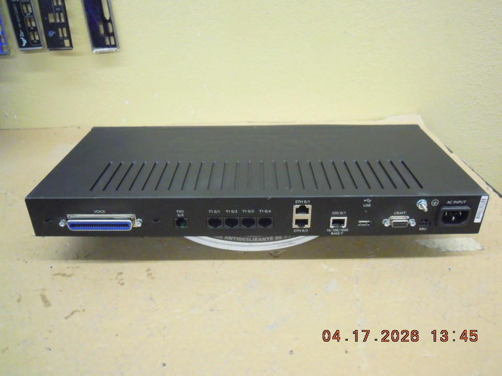 1243908F2 Adtran TA 908e w/ FXO 3rd GEN VOIP SIP Gateway | 4243908F2SCTL *Testd